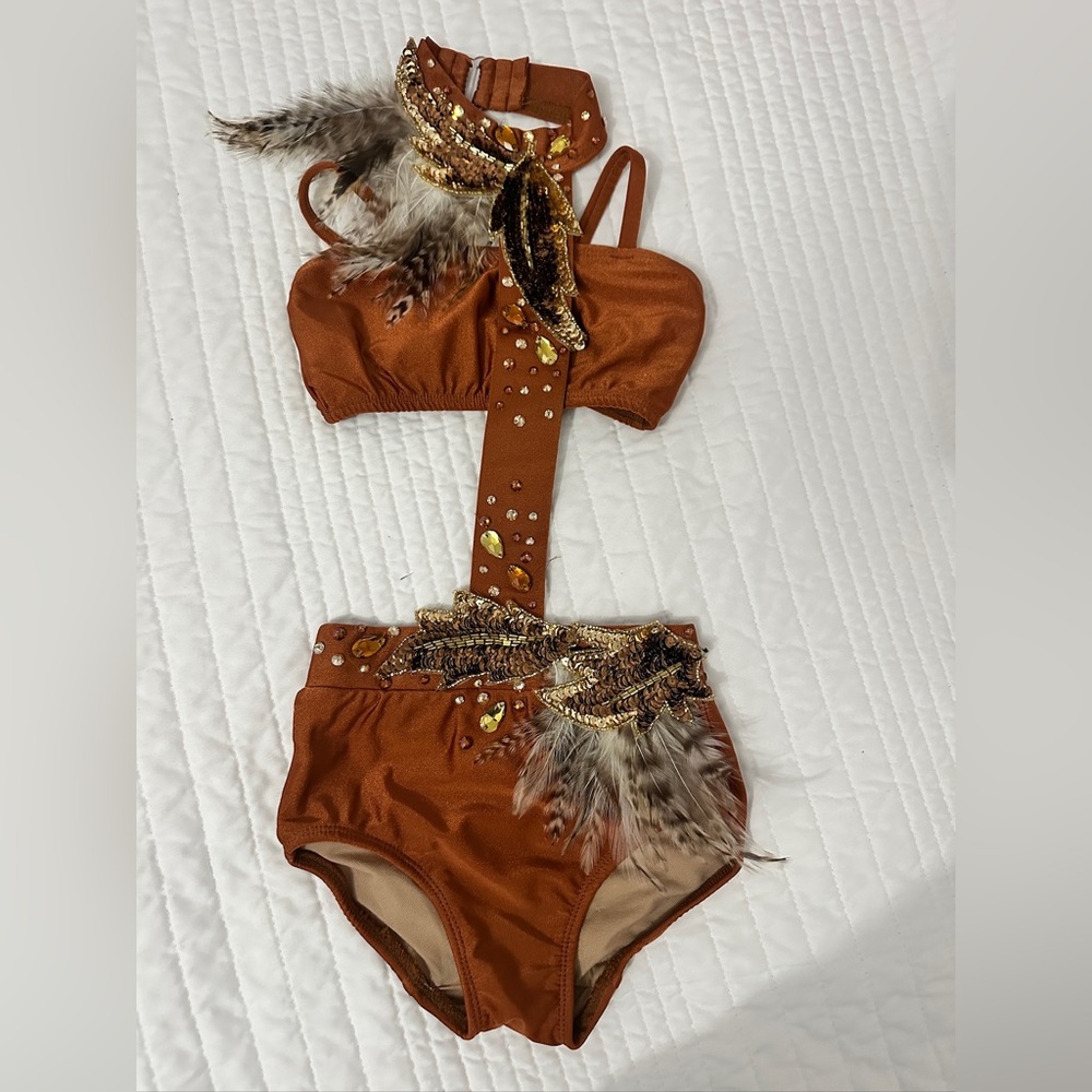 Stunning Patrick J child medium dance solo costume